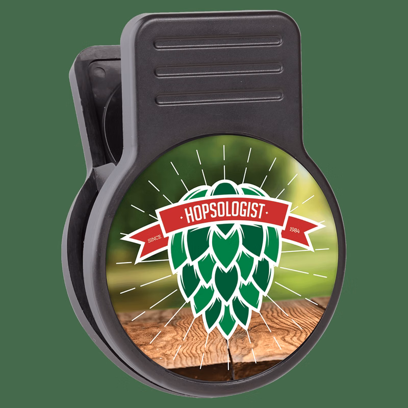 Matte Black Magnetic Chip Clip with Bottle Opener