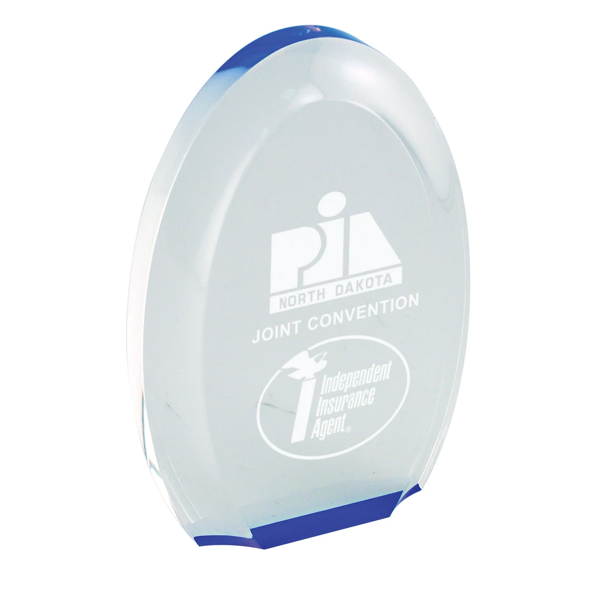 Oval Halo Acrylic Award 1
