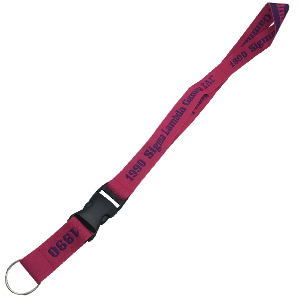 5/8" Custom Woven Canvas Lanyard 1