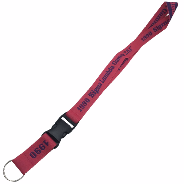 5/8" Custom Woven Canvas Lanyard