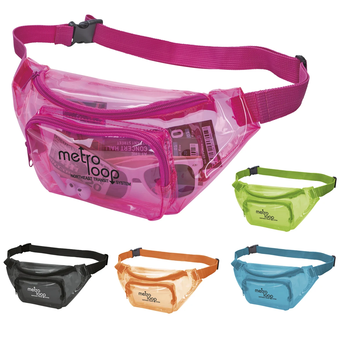 Good Value™ Translucent Color Fanny Pack 1