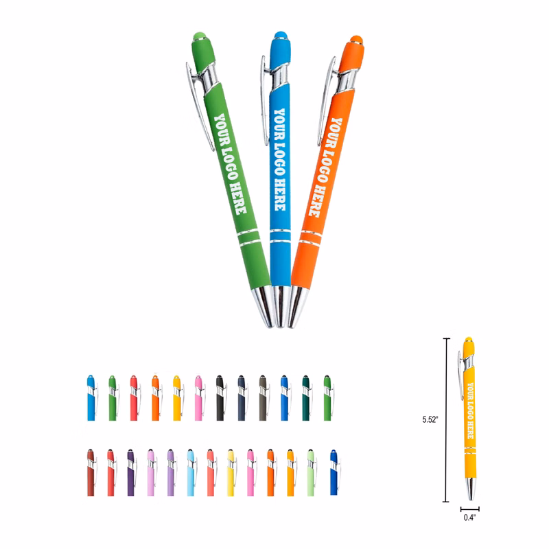 2 in 1 Touch Screen Ballpoint Pen MOQ100