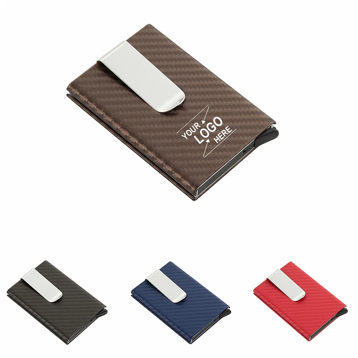 RFID Carbon Fiber Money Clip Wallet 1