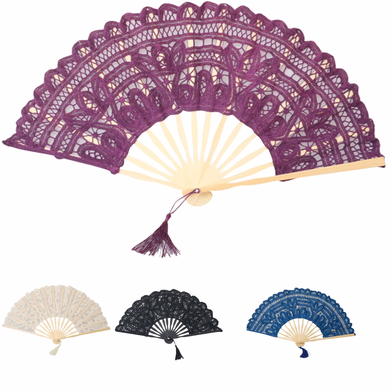 Lace Folding Handheld Fan
