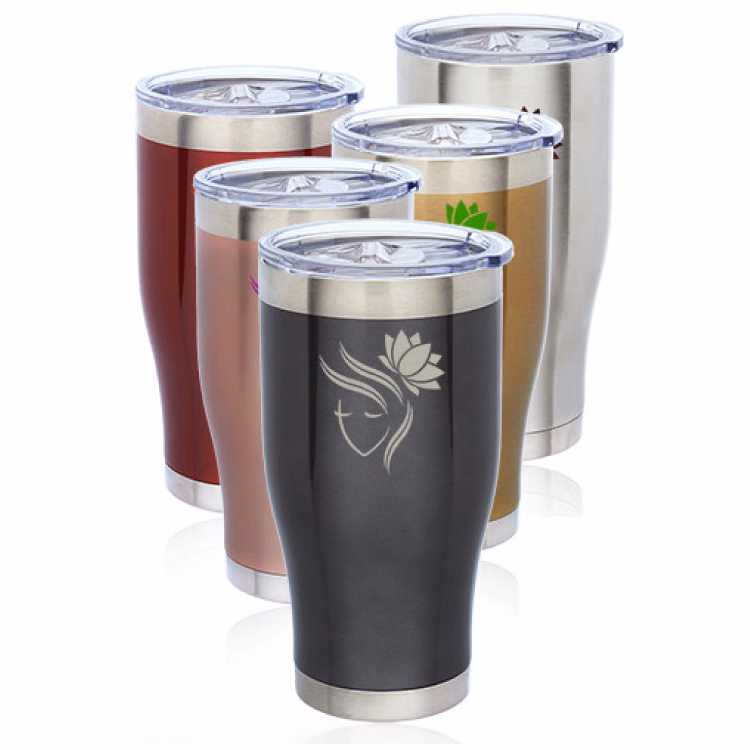 24 oz. Metallic Stainless Steel Travel Mug