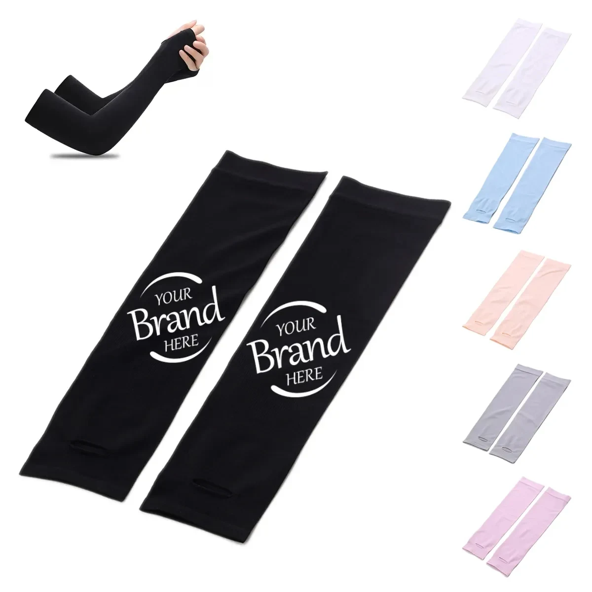 Cooling Arm Sleeves Sun Protection 1