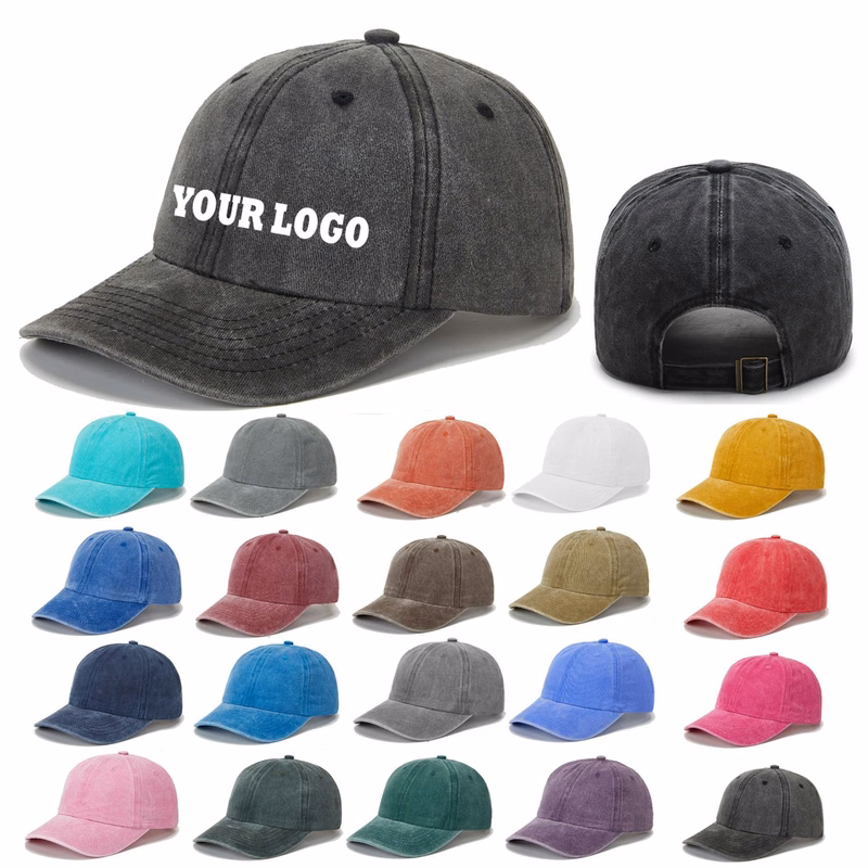 Six Panel Washed Baseball Cap