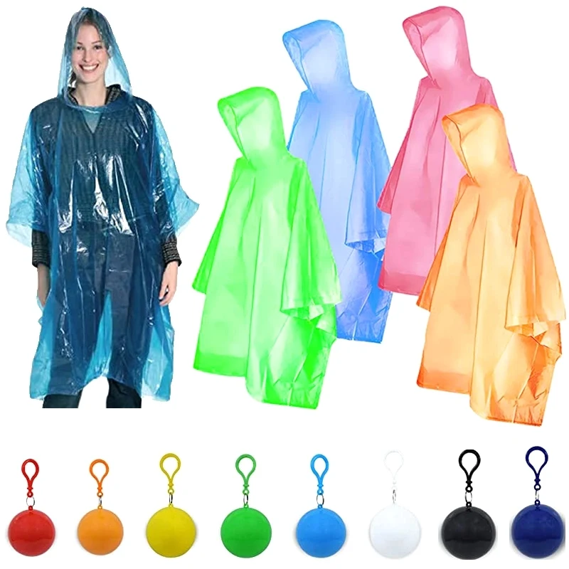 Raincoat Ball Hook Outdoor Disposable 1