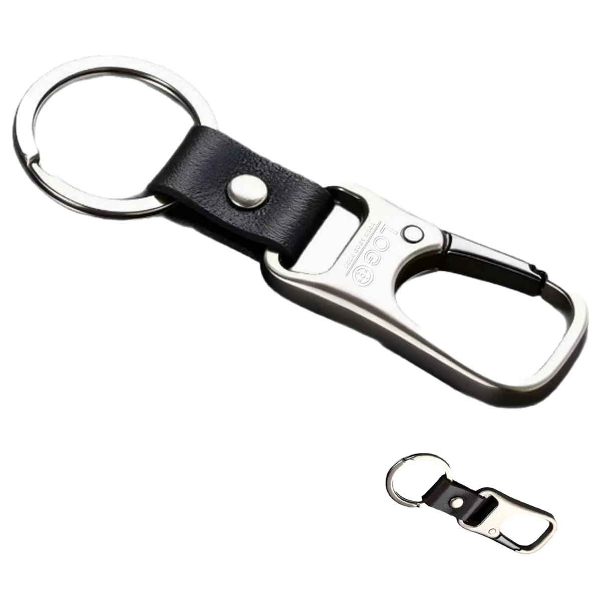PU Leather Keychain Carabiner 1