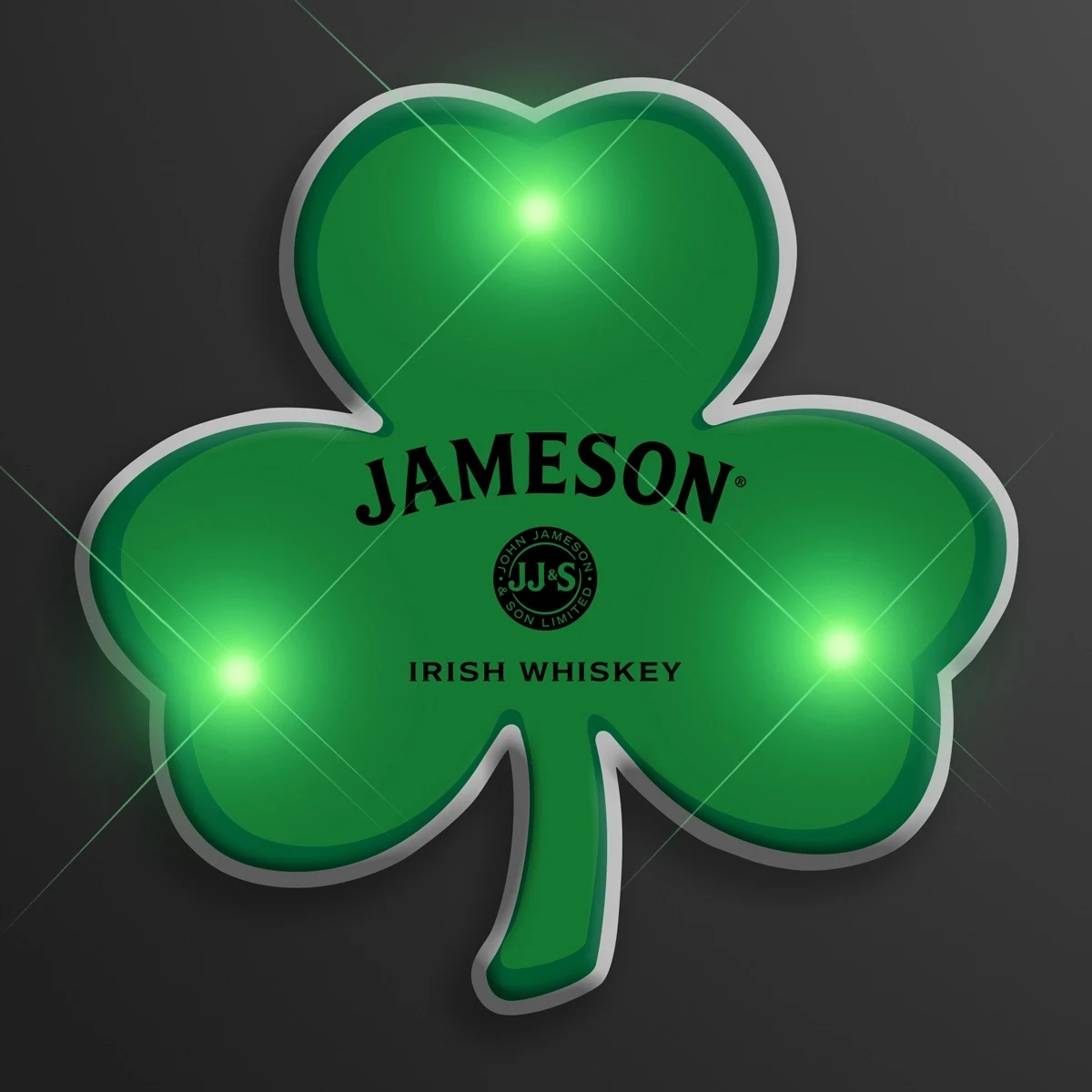 Blinky Green Shamrock Lights 1