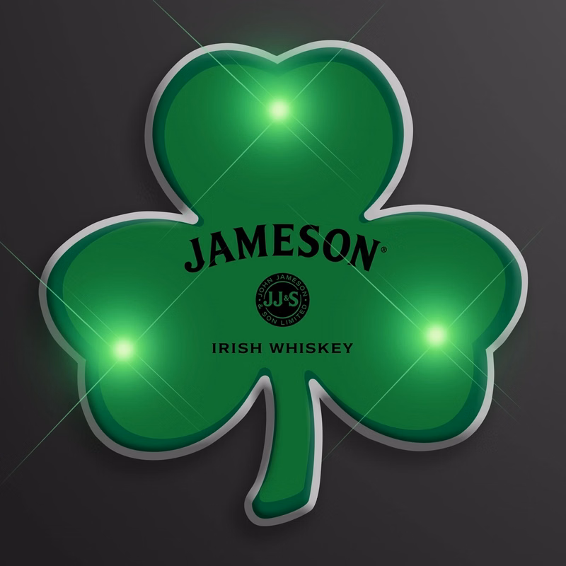 Blinky Green Shamrock Lights