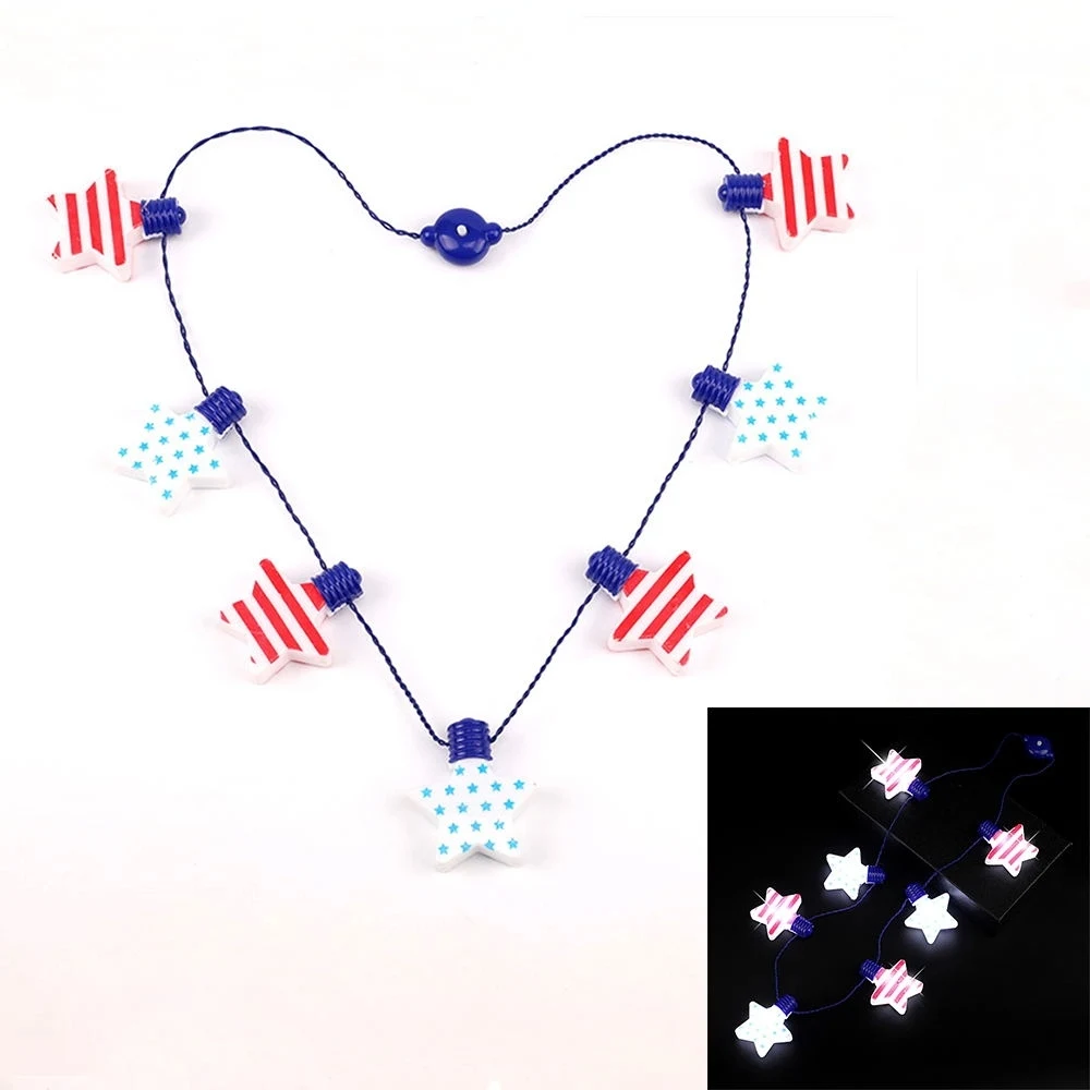Led Light-Emitting Star Necklace 1