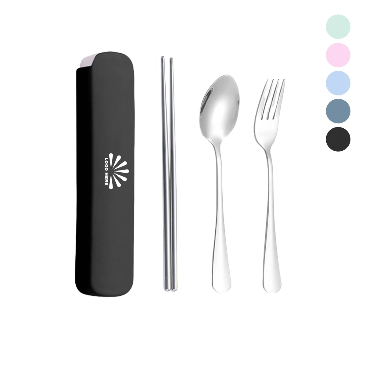 MOQ20 Portable Silverware Set with case 1