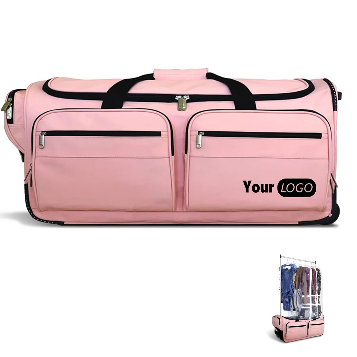 Dance Bag with Garment Rack 1
