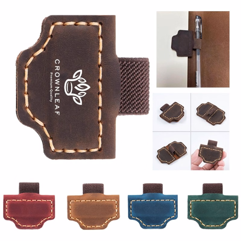 Mark Magnetic Leather Pen Holder Bookmark