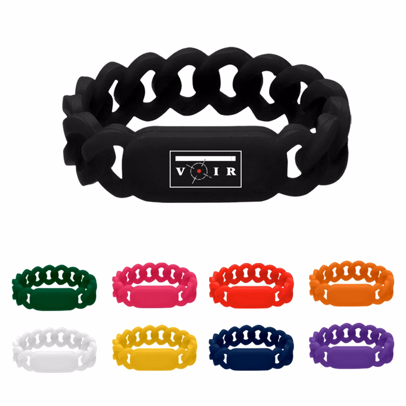 Link Colorful Silicone Bracelet