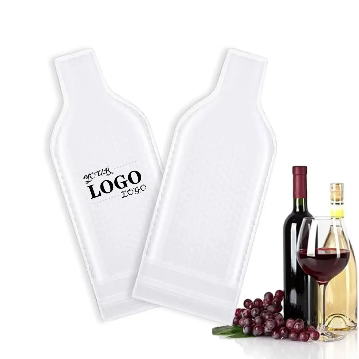 MOQ 10 pcs Leakproof Travel Wine Pouch 1
