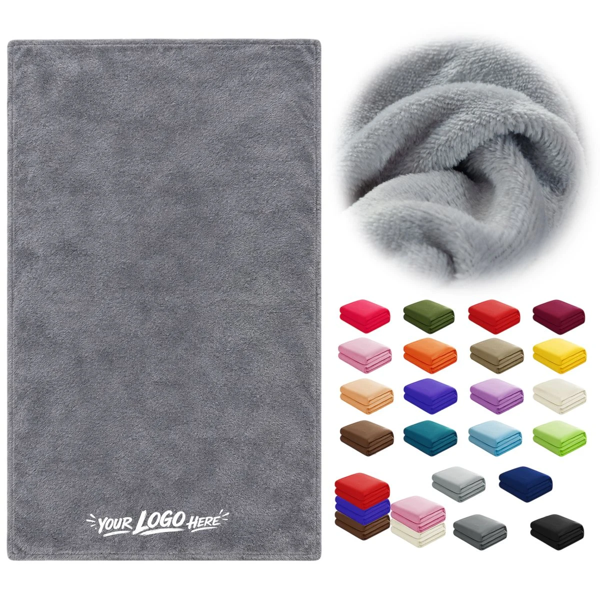 Flannel Fleece Throw Blanket For Home And Travel 1