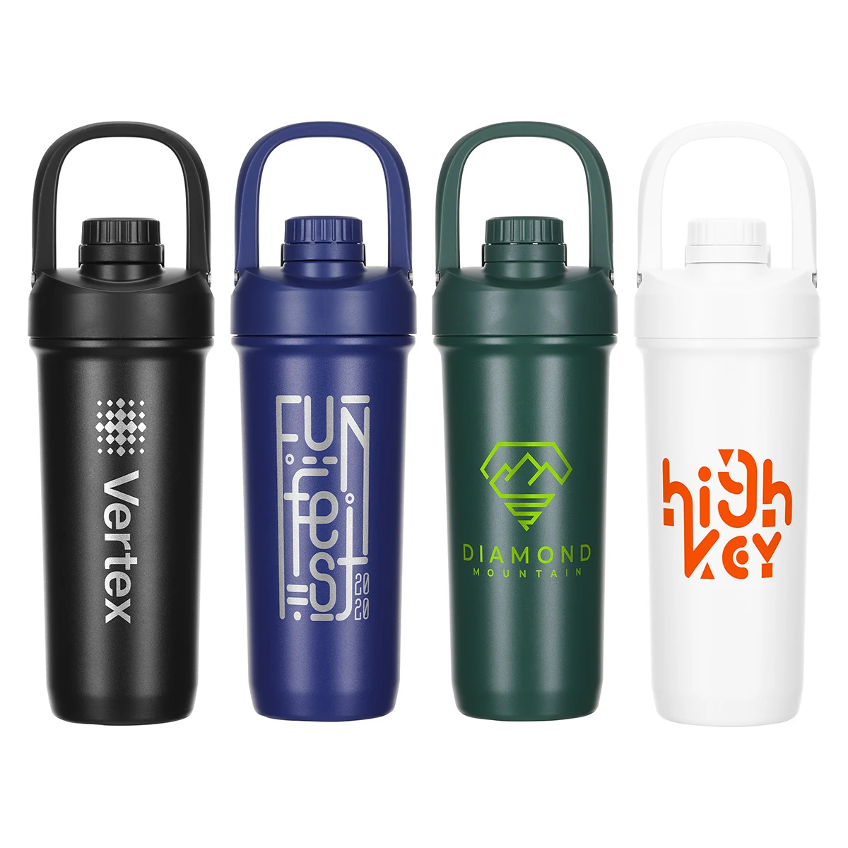 Clifton 25 oz Eco-Friendly Recycled Stainless Steel Vacuum Insulated Shaker, custom water bottle with logo imprint 1