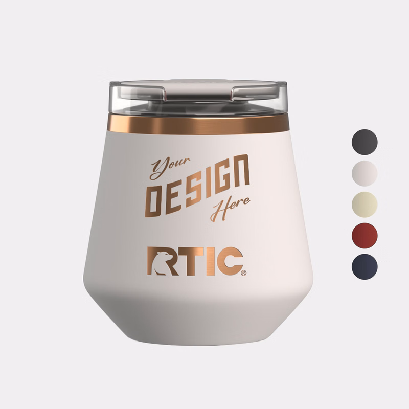 8 oz RTIC® Stainless Steel Ceramic Lined Happy Hour Lowball Tumbler