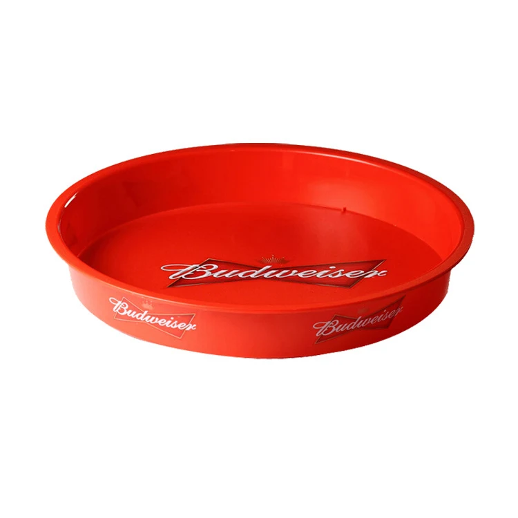 Large Round Serving Beverage Tray 1