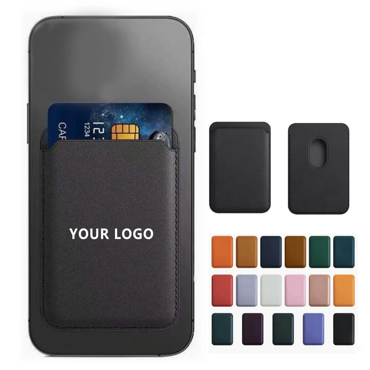 Magnetic Leather Card Holder 1