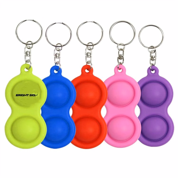 Simple Dimple Bubble Keychain Fidget Toy