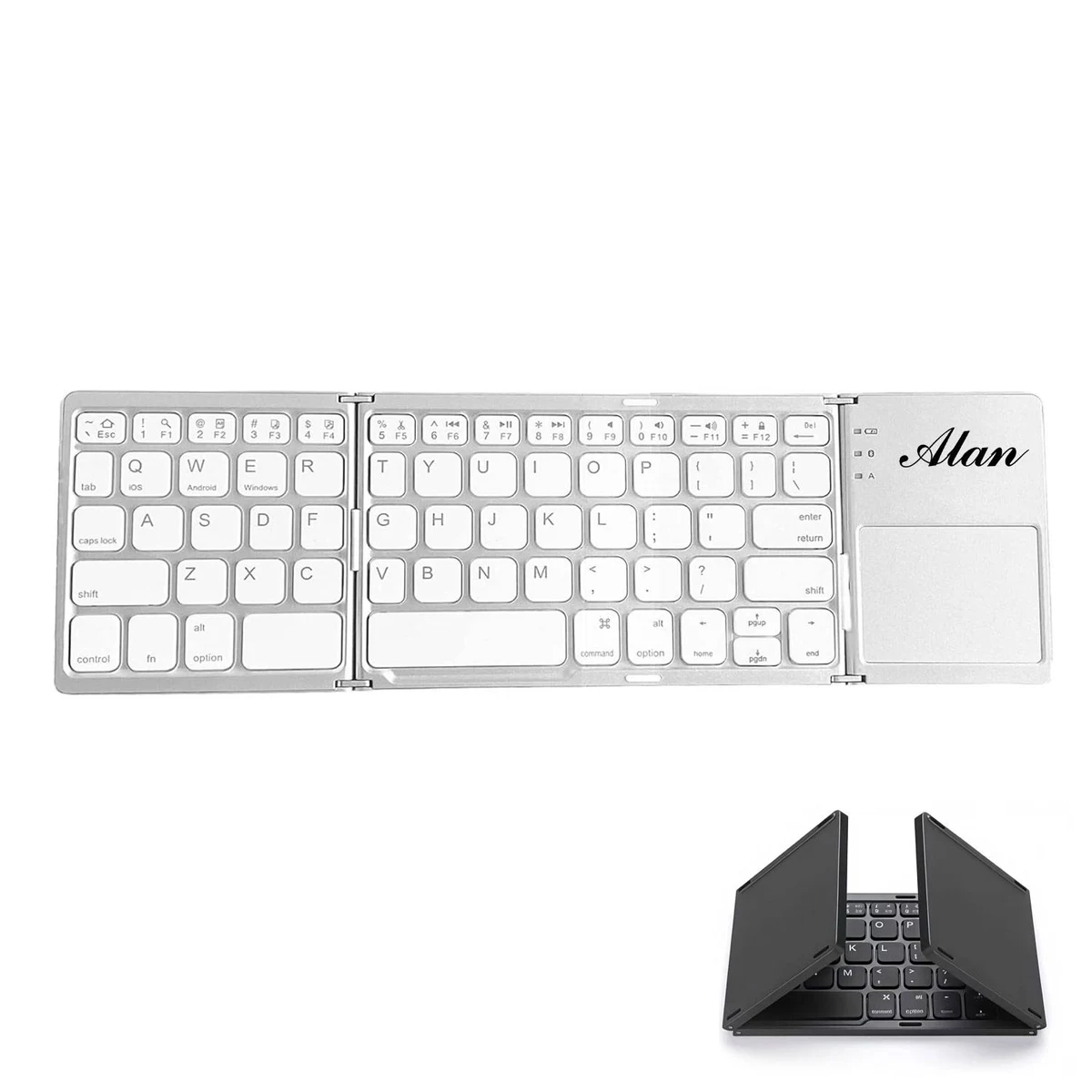 Folding Wireless and useful Keyboard w/ Touchpad 1