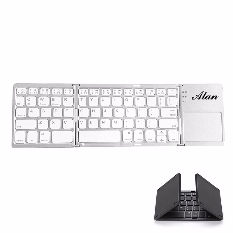 Folding Wireless and useful Keyboard w/ Touchpad