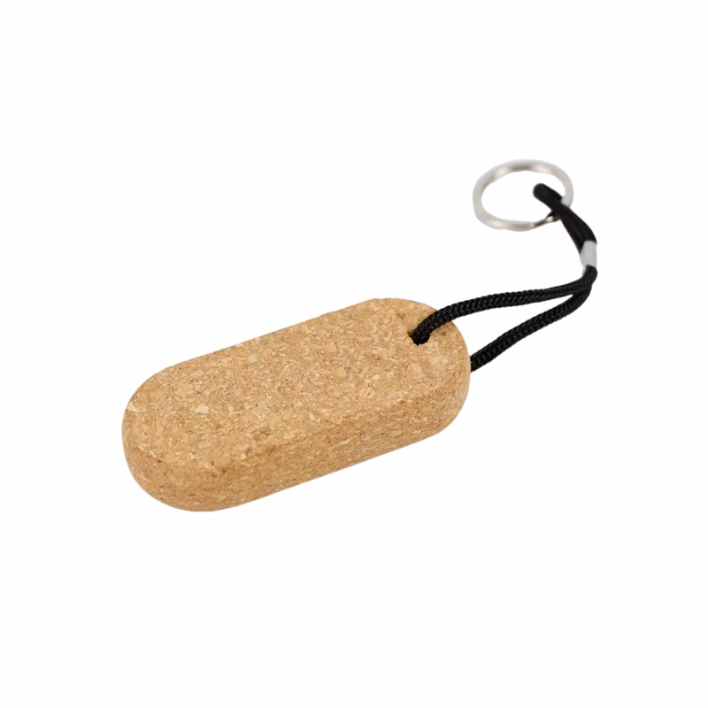 Eco-friendly Floating Cork Keychain