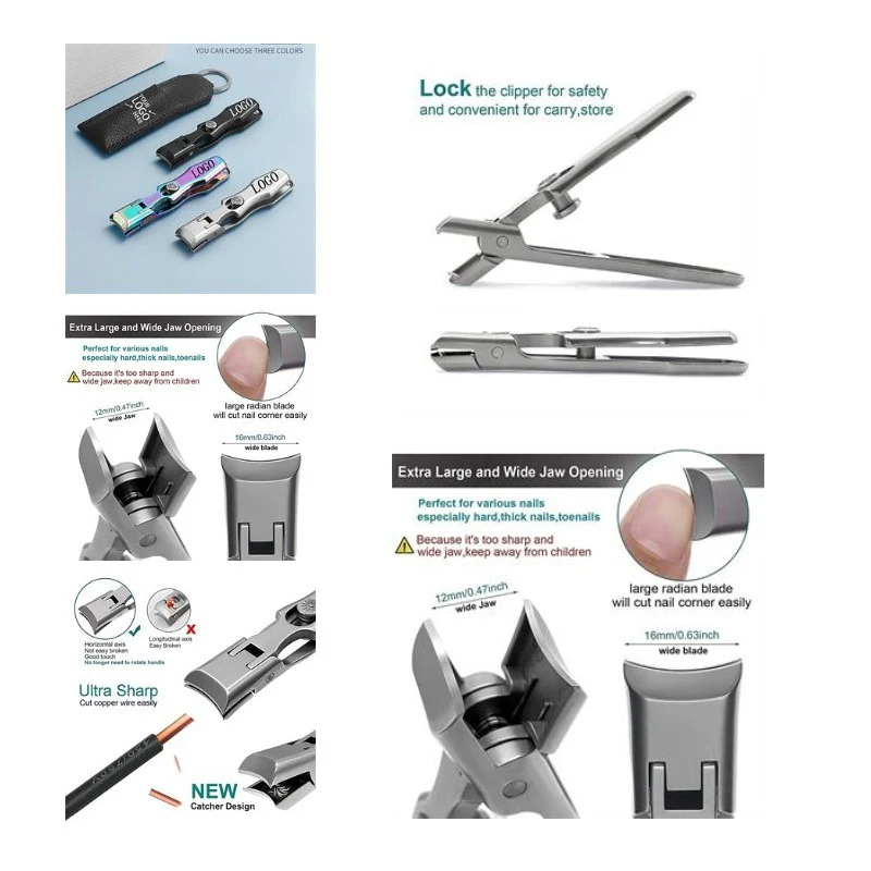 Stainless Steel Long Handle Nail Cutter 1