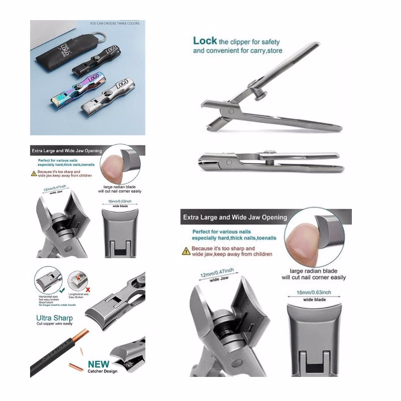 Stainless Steel Long Handle Nail Cutter