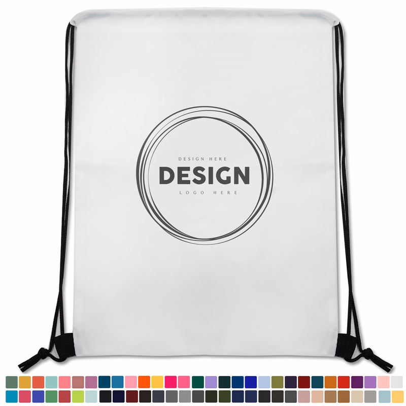 Waterproof Sports Nylon Drawstring Bag Backpack Basketball