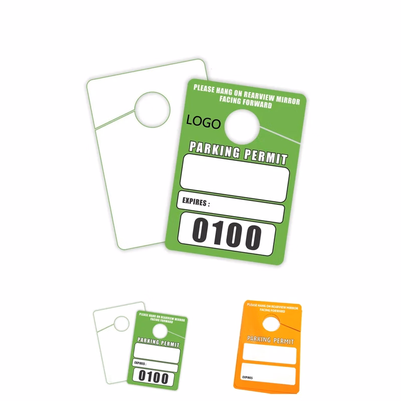 Parking Permit Hang Tag