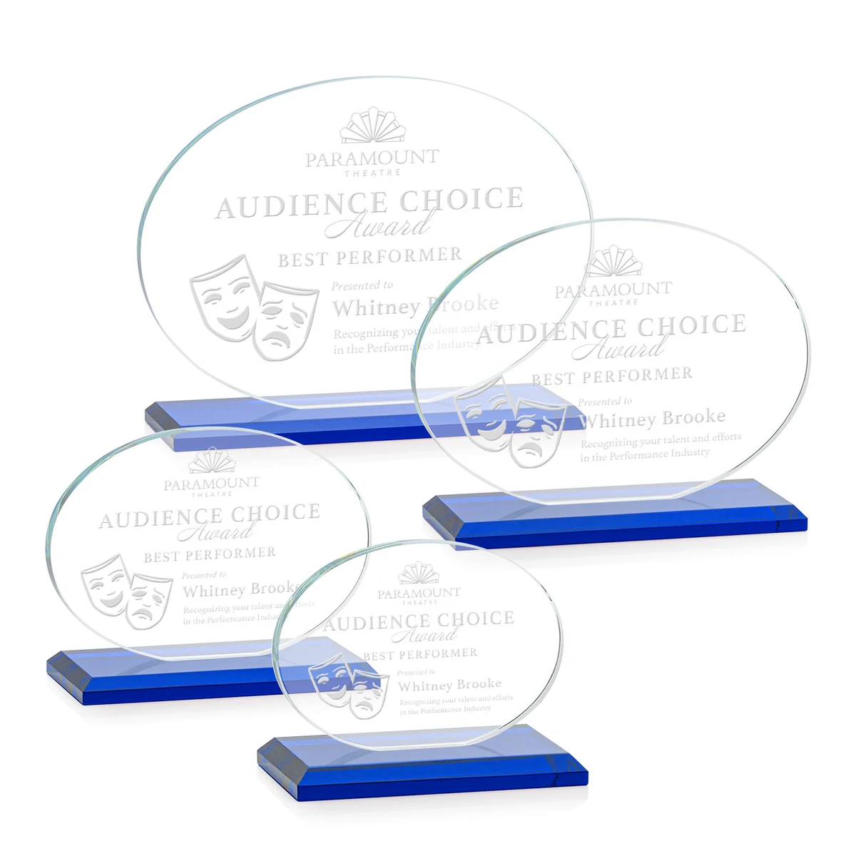 Austin Award (Horiz) - Blue 1