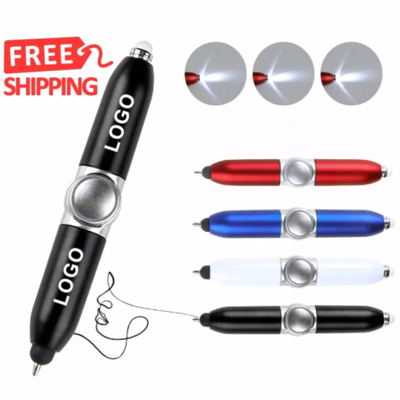 LED Fidget Ballpoint Pen