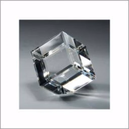 Crystal Cube On Corner Edge