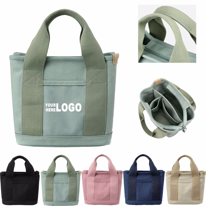 Mini High Quality Minimalist Canvas Tote Bag