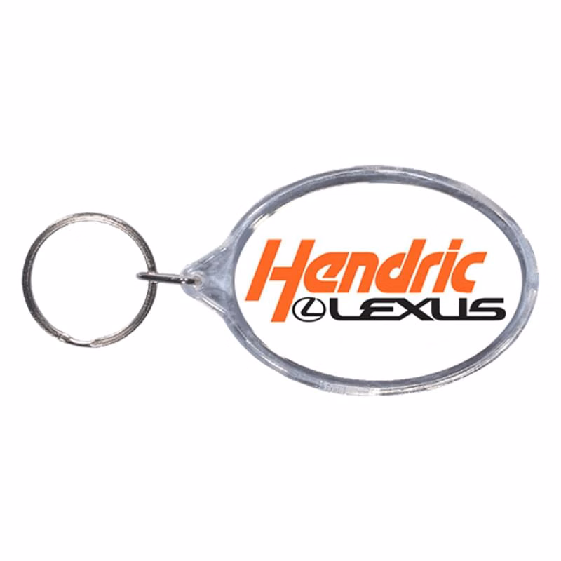 Oval Acrylic Keytag (1 1/2"x2 1/4")