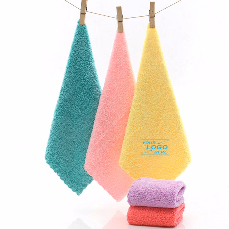 Square Coral Fleece Washcloth