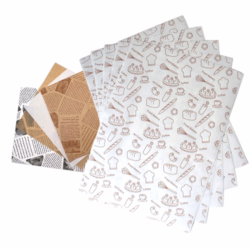 Oil Resistant Hamburger Wrapping Paper
