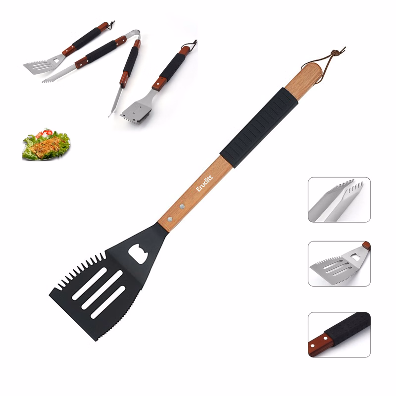 Wood Multifunction BBQ Tool