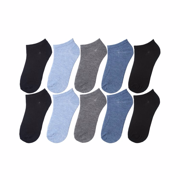 Girls' Ankle Socks - Low Cut 10 Pack 4 Colors Size 6-8