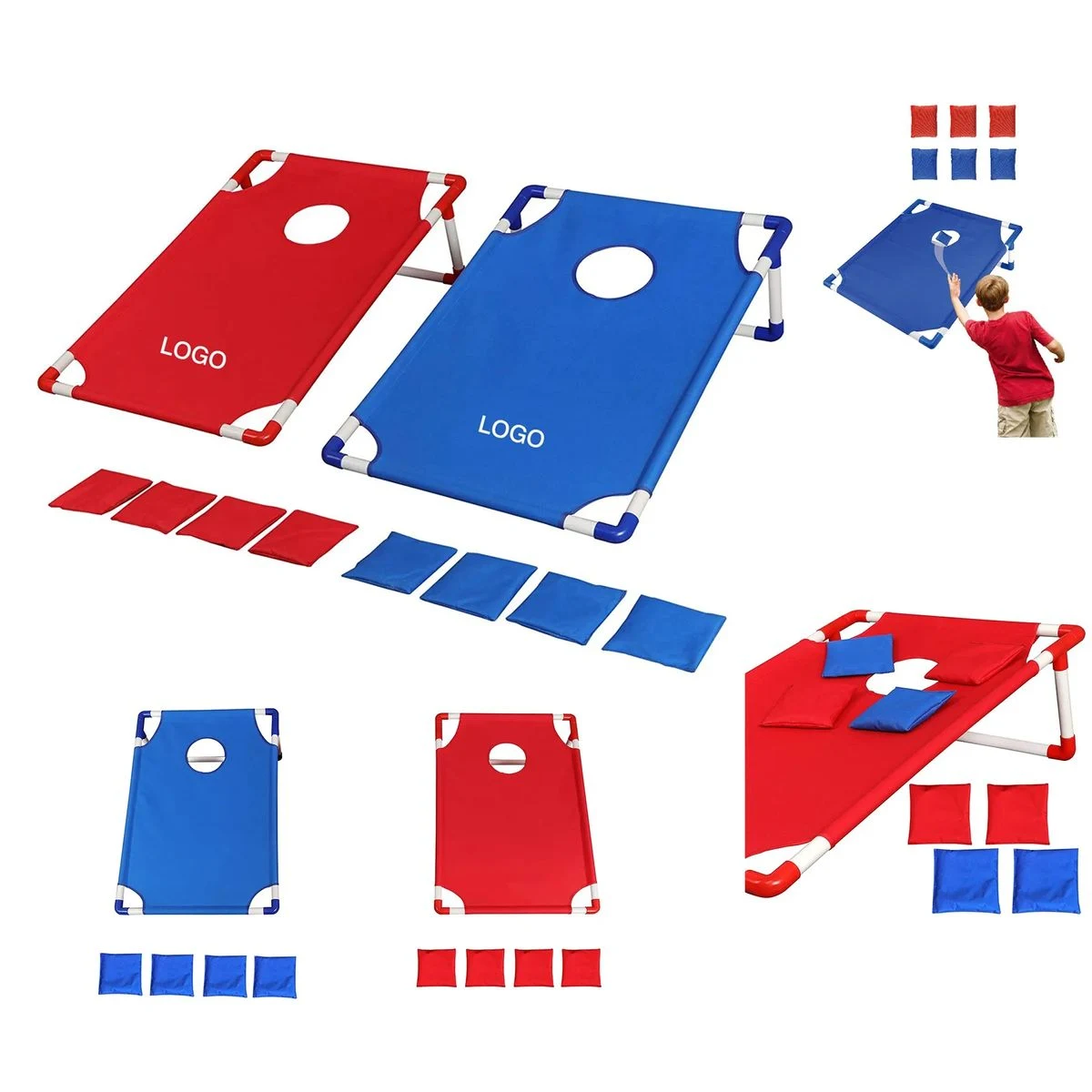 Portable Cornhole Board with Carrying Bag 1