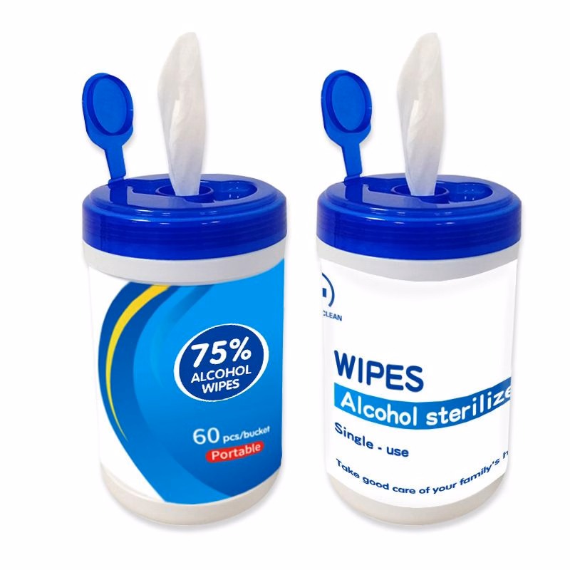 60 Sheets Hand Sanitizer Mini Wipe Canister