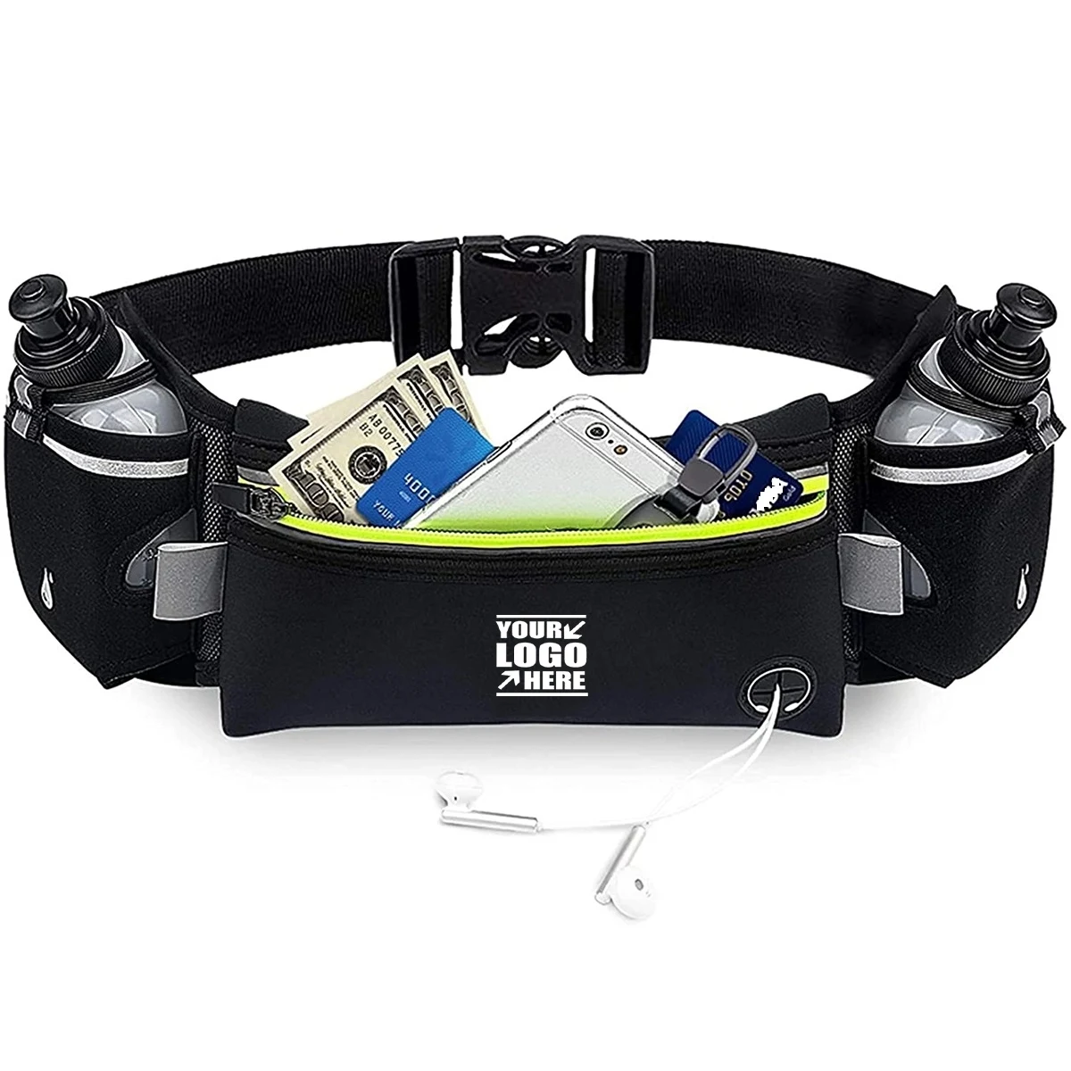 Running Belt With Water Bottle 1