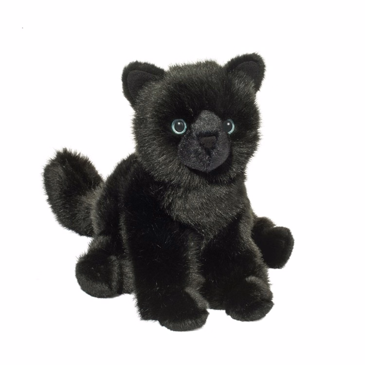 Salem Floppy Black Cat Stuffed Animal