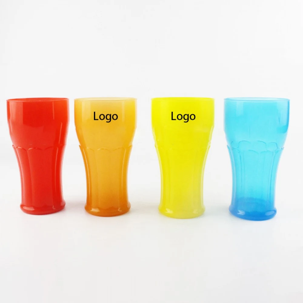 Clear Plastic Stadium Cup With Logo 1