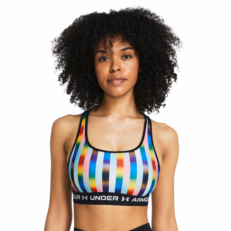 Women's UA Crossback Mid Pride Sports Bra 