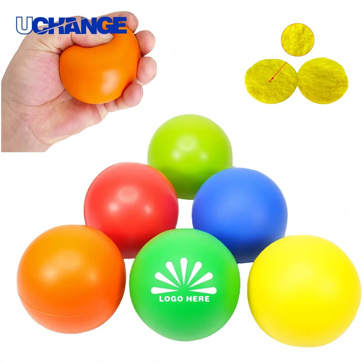 Classic Decompression Stress Ball, custom stress ball with logo imprint 1